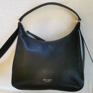 NWOT Kate Spade Black Leather Shoulder Bag